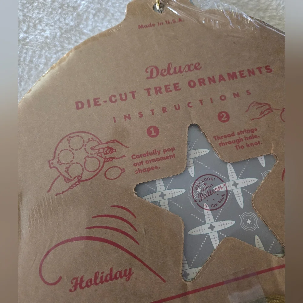 Blue Q Deluxe Die-Cut Terrifying Monsters Tree Ornaments Melinda Beck Art NIP